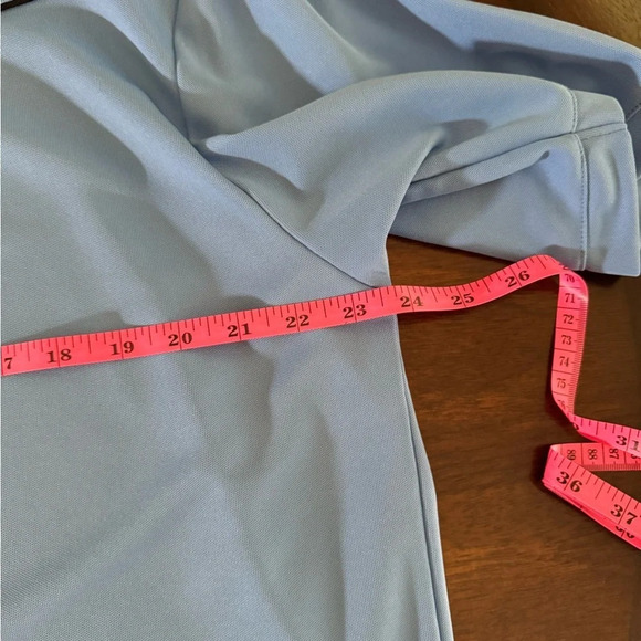 Callaway Polo Golf Shirt Short Sleeve Light Blue w/ Tee's Size XXL - Picture 7 of 7